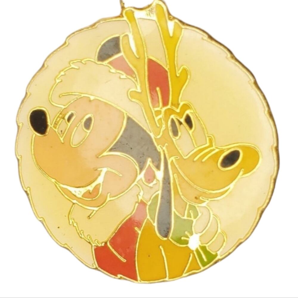 Disney Vintage 1990s Mickey Mouse and Pluto Necklace
